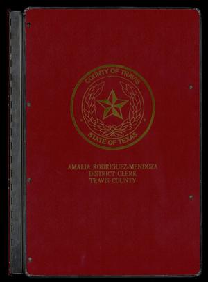 Primary view of object titled 'Travis County Naturalization Records: Naturalization Record 1890-1903'.