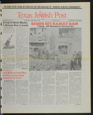 Texas Jewish Post (Fort Worth, Tex.), Vol. 45, No. 4, Ed. 1 Thursday, January 24, 1991
