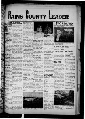 Primary view of object titled 'Rains County Leader (Emory, Tex.), Vol. 82, No. 47, Ed. 1 Thursday, April 30, 1970'.