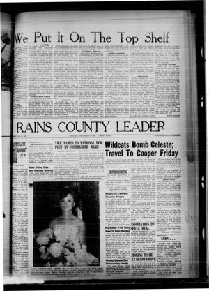 Rains County Leader (Emory, Tex.), Vol. 78, No. 7, Ed. 1 Thursday, September 30, 1965