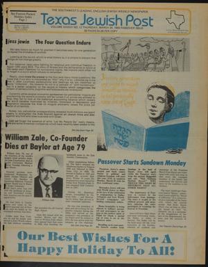Texas Jewish Post (Fort Worth, Tex.), Vol. 37, No. 12, Ed. 1 Thursday, March 24, 1983