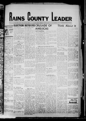Rains County Leader (Emory, Tex.), Vol. 81, No. 41, Ed. 1 Thursday, April 10, 1969