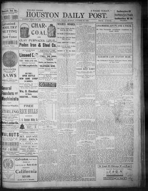 The Houston Daily Post (Houston, Tex.), Vol. XVIIIth Year, No. 206, Ed. 1, Monday, October 27, 1902