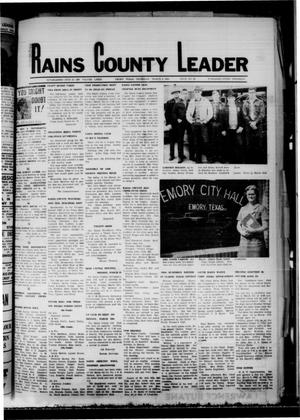 Rains County Leader (Emory, Tex.), Vol. 81, No. 36, Ed. 1 Thursday, March 6, 1969