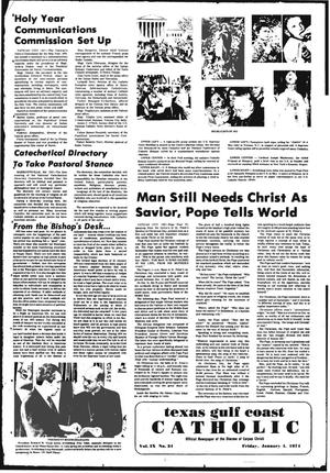 Texas Gulf Coast Catholic (Corpus Christi, Tex.), Vol. 9, No. 34, Ed. 1 Friday, January 4, 1974
