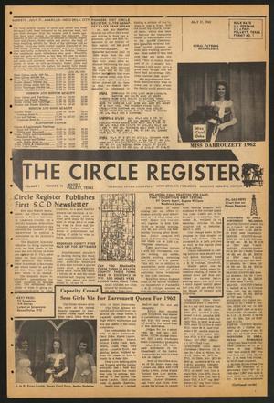 The Circle Register (Follett, Tex.), Vol. 1, No. 16, Ed. 1 Tuesday, July 31, 1962