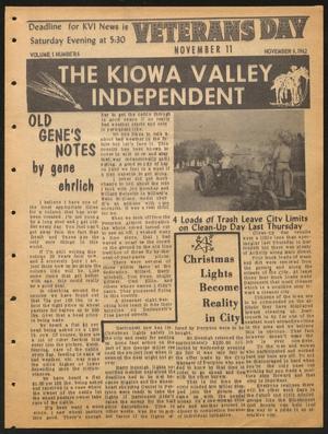 The Kiowa Valley Independent (Darrouzett, Tex.), Vol. 1, No. 6, Ed. 1 Tuesday, November 6, 1962