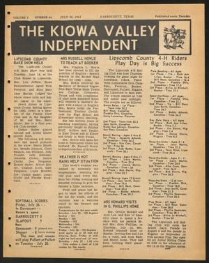 The Kiowa Valley Independent (Darrouzett, Tex.), Vol. 1, No. 44, Ed. 1 Tuesday, July 30, 1963