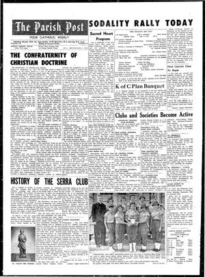 Primary view of object titled 'The Parish Post (Corpus Christi, Tex.), Vol. 7, No. 28, Ed. 1 Sunday, September 6, 1959'.
