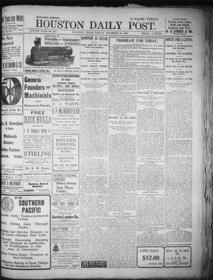 The Houston Daily Post (Houston, Tex.), Vol. XVIIIth Year, No. 231, Ed. 1, Friday, November 21, 1902