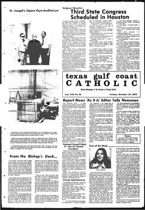 Texas Gulf Coast Catholic (Corpus Christi, Tex.), Vol. 3, No. 25, Ed. 1 Friday, October 27, 1972