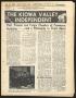 Thumbnail image of item number 1 in: 'The Kiowa Valley Independent (Darrouzett, Tex.), Vol. 1, No. 18, Ed. 1 Tuesday, January 29, 1963'.
