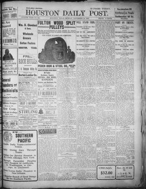 The Houston Daily Post (Houston, Tex.), Vol. XVIIIth Year, No. 234, Ed. 1, Monday, November 24, 1902