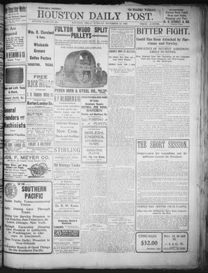 The Houston Daily Post (Houston, Tex.), Vol. XVIIIth Year, No. 235, Ed. 1, Tuesday, November 25, 1902