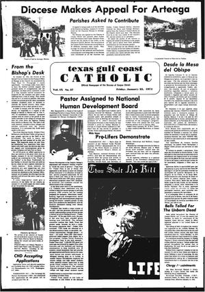 Texas Gulf Coast Catholic (Corpus Christi, Tex.), Vol. 9, No. 37, Ed. 1 Friday, January 25, 1974