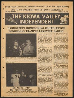 Primary view of object titled 'The Kiowa Valley Independent (Darrouzett, Tex.), Vol. 1, No. 5, Ed. 1 Tuesday, October 30, 1962'.