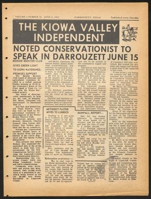 Primary view of object titled 'The Kiowa Valley Independent (Darrouzett, Tex.), Vol. 1, No. 36, Ed. 1 Tuesday, June 4, 1963'.