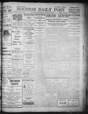 The Houston Daily Post (Houston, Tex.), Vol. XVIIIth Year, No. 238, Ed. 1, Friday, November 28, 1902