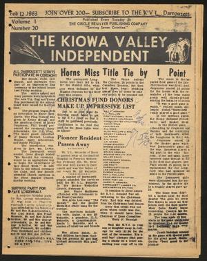 The Kiowa Valley Independent (Darrouzett, Tex.), Vol. 1, No. 20, Ed. 1 Tuesday, February 12, 1963