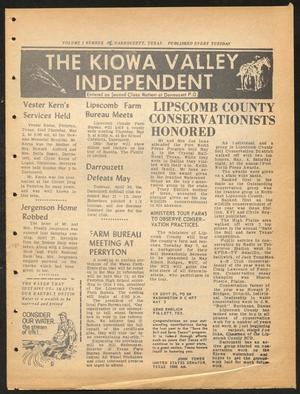 The Kiowa Valley Independent (Darrouzett, Tex.), Vol. 1, No. 32, Ed. 1 Tuesday, May 7, 1963