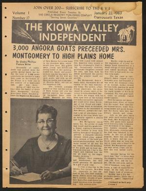 The Kiowa Valley Independent (Darrouzett, Tex.), Vol. 1, No. 17, Ed. 1 Tuesday, January 22, 1963