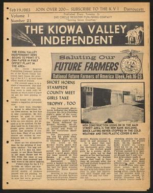 The Kiowa Valley Independent (Darrouzett, Tex.), Vol. 1, No. 21, Ed. 1 Tuesday, February 19, 1963
