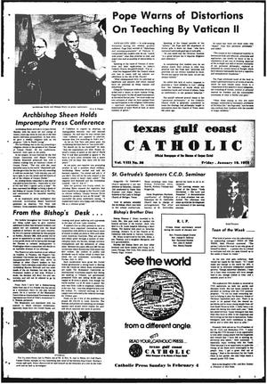 Texas Gulf Coast Catholic (Corpus Christi, Tex.), Vol. 3, No. 36, Ed. 1 Friday, January 19, 1973