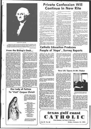 Texas Gulf Coast Catholic (Corpus Christi, Tex.), Vol. 9, No. 40, Ed. 1 Friday, February 15, 1974