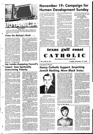 Texas Gulf Coast Catholic (Corpus Christi, Tex.), Vol. 3, No. 28, Ed. 1 Friday, November 17, 1972