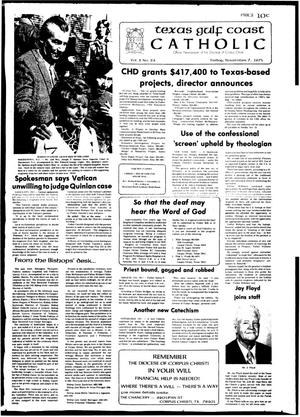 Texas Gulf Coast Catholic (Corpus Christi, Tex.), Vol. 10, No. 24, Ed. 1 Friday, November 7, 1975