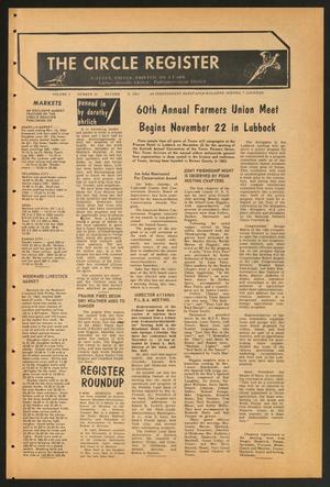 The Circle Register (Follett, Tex.), Vol. 2, No. 32, Ed. 1 Tuesday, November 19, 1963