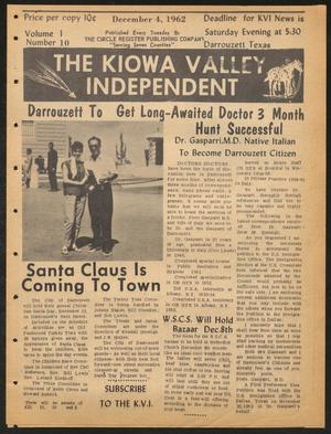 The Kiowa Valley Independent (Darrouzett, Tex.), Vol. 1, No. 10, Ed. 1 Tuesday, December 4, 1962