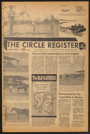 The Circle Register (Follett, Tex.), Vol. 1, No. 12, Ed. 1 Tuesday, July 3, 1962