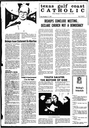 Texas Gulf Coast Catholic (Corpus Christi, Tex.), Vol. 5, No. 33, Ed. 1 Friday, November 27, 1970