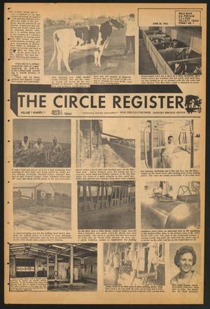 The Circle Register (Follett, Tex.), Vol. 1, No. 11, Ed. 1 Tuesday, June 26, 1962