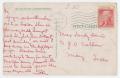 Thumbnail image of item number 2 in: '[Postcard from Mrs. Davis to Miss Sandy Davis, July 13, 1956]'.
