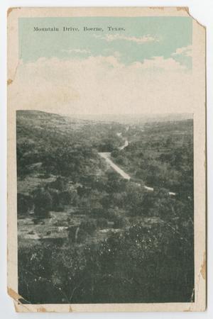 [Postcard of Mountain Drive, Boerne, Texas]