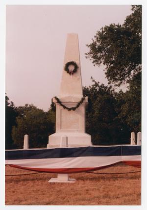 Primary view of object titled '[Photograph of the Treue der Union Monument, Comfort, Texas]'.