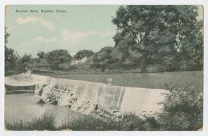 [Postcard of Boerne Dam, Boerne, Texas]