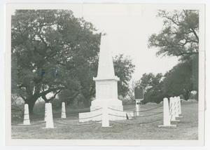 [Photograph of Treue der Union Monument, Comfort, Texas]