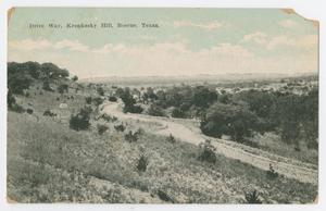 [Postcard of the Driveway on Kronkosky Hill, Boerne, Texas]