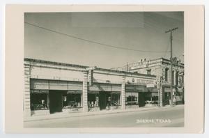 [Postcard of Storefront, Boerne, Texas]