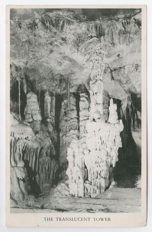 [Postcard of The Translucent Tower Cave, Boerne, Texas]