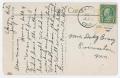 Thumbnail image of item number 2 in: '[Postcard from the Craig Sisters to Mrs. Doug Craig, July 26, 1930]'.