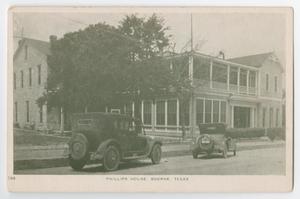 [Postcard of Phillips House, Boerne, Texas]