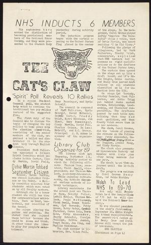 The Cat's Claw (Archer City, Tex.), Vol. [28], No. [2], Ed. 1 Friday, September 26, 1969