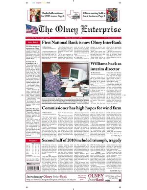 The Olney Enterprise (Olney, Tex.), Vol. 102, No. 44, Ed. 1 Thursday, January 6, 2011