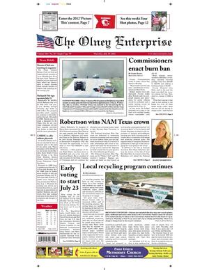 The Olney Enterprise (Olney, Tex.), Vol. 104, No. 20, Ed. 1 Thursday, July 19, 2012
