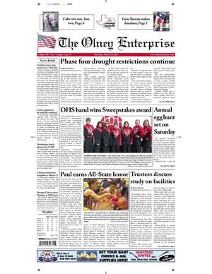 The Olney Enterprise (Olney, Tex.), Vol. 105, No. 3, Ed. 1 Thursday, March 21, 2013