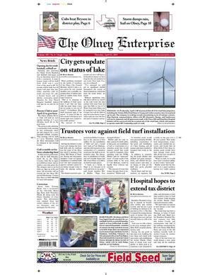The Olney Enterprise (Olney, Tex.), Vol. 105, No. 6, Ed. 1 Thursday, April 11, 2013